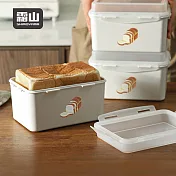 【日本霜山】麵包/吐司專用PP密封保鮮盒(可冷凍冷藏)-3L