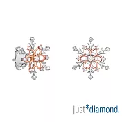 【Just Diamond】Whirling Snow 飛花 鑽石耳環