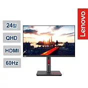 Lenovo ThinkVision P24h-30 23.8吋 顯示器(63B3GAR6WW)