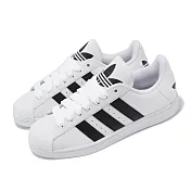 adidas 休閒鞋 Superstar 男鞋 女鞋 白 黑 皮革 反光 貝殼頭 三葉草 經典 情侶鞋 愛迪達 IF1585
