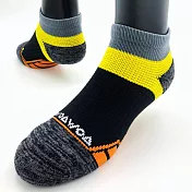 【WOAWOA】能量激發登山襪-低筒-女款|單雙(健走襪 除臭襪 襪子 男襪 女襪 運動襪) 黃色M(22-24公分)