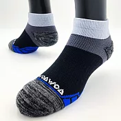 【WOAWOA】能量激發登山襪-低筒-男款|單雙(健走襪 除臭襪 襪子 男襪 女襪 運動襪) 灰色L(25-28公分)
