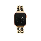 【Steve Madden】Apple watch 金屬編織蘋果錶帶 42/44/45/49 mm 質感黑金