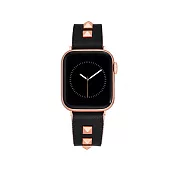 【Steve Madden】Apple watch 率性鉚釘蘋果錶帶 42/44/45/49 mm 時尚黑