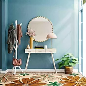 【Fuwaly】超細纖維止滑膠底地墊 綻-78x118cm