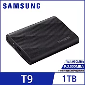 【SAMSUNG 三星】T9 USB 3.2 Gen 2x2 1TB 移動固態硬碟 星空黑(MU-PG1T0B/WW)公司貨