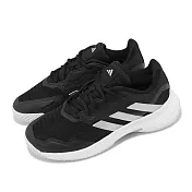 adidas 網球鞋 CourtJam Control W 女鞋 黑 白 緩震 輕量 支撐 訓練 運動鞋 愛迪達 ID1545