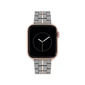 【NINE WEST】Apple watch 時尚拼接蘋果錶帶  42/44/45/49mm 質感灰