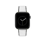 【NINE WEST】Apple watch 人造皮革蘋果錶帶 42/44/45/49mm 精緻白