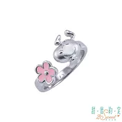 甜蜜約定2SWEET 心花朵朵史努比Snoopy純銀戒指 固定戒圍#9