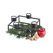 《Philippi》Cubo幾何磁吸鋼架燭台 | 蠟燭臺 燭座 - 黑