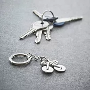 《Philippi》自行車鑰匙圈(亮銀) | 吊飾 鎖匙圈