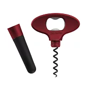 《tescoma》Uno螺旋開瓶開酒器 | 可樂 啤酒 開酒器 - 紅