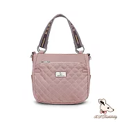 B.S.D.S冰山袋鼠 - 漫遊城市 - 小菱格手提兩用包【Z8012-AU】  優雅紫