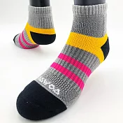 【WOAWOA】能量激發登山襪-中筒-女款|單雙(健走襪 除臭襪 襪子 男襪 女襪 運動襪) 黃色M(22-24公分)