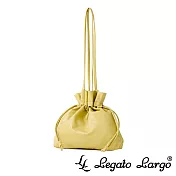 Legato Largo Lusso 抽繩束口肩背托特包- 黃色
