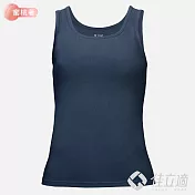 3M-佳立適-升溫蓄熱保暖衣-石墨烯系列-蜜桃著素面-女背心- L 藍色