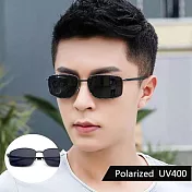 【SUNS】男士方框寶麗來偏光太陽眼鏡 TR90材質Polarized 男女適用 防眩光 抗UV400 S830