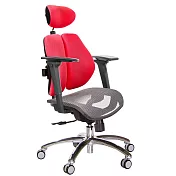 GXG 高雙背網座 電腦椅(鋁腳/3D手遊休閒扶手)  TW-2804 LUA9M