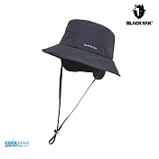 BLACKYAK PADDING保暖漁夫帽 L 黑色-60cm