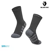 BLACKYAK COOLMAX羊毛中筒襪 24 黑色