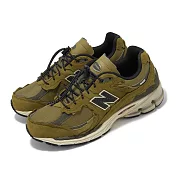 New Balance 休閒鞋 2002R 男鞋 女鞋 棕 綠 麂皮 解構 NB 千禧跑鞋 情侶鞋 M2002RDP-D 27cm BROWN/GREEN