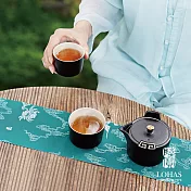 【陸寶LOHAS】雲龍茶組 一壺兩杯 共享美好時光 描金工藝 禪風黑