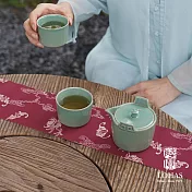 【陸寶LOHAS】雲龍茶組 一壺兩杯 共享美好時光 青玉色