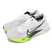 Nike 競速跑鞋 ZoomX Vaporfly Next 3 FK 男鞋 白 綠 輕量 彈力 碳板 路跑 FZ4017-100 28.5cm WHITE/GREEN