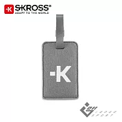 瑞士Skross 行李箱吊牌 灰色