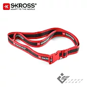 瑞士Skross 行李箱束帶 紅色