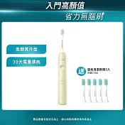 【Philips飛利浦】Sonicare輕柔舒敏音波震動牙刷-小彩刷綠 HX2411/03(送刷頭5入) 綠