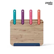 Trebonn 4入刀具+砧板收納組