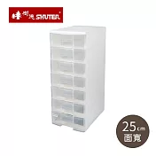 【臺灣樹德】MIT臺灣製 PC-1107W 魔法收納力A4玲瓏收納盒- 白