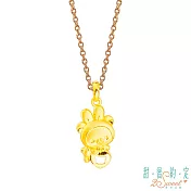 甜蜜約定2SWEET 心意拉拉熊Rilakkuma黃金墜子 送項鍊 送白鋼項鍊