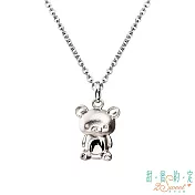 甜蜜約定2SWEET 神采奕奕拉拉熊Rilakkuma純銀墜子 送白鋼項鍊