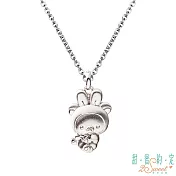甜蜜約定2SWEET 嬌嬌小兔拉拉熊Rilakkuma純銀墜子 送白鋼項鍊