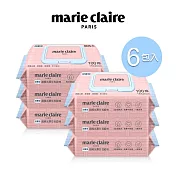 【ONEDER 旺達棉品】Marie Claire 美麗佳人EDI超純水濕巾6入組 迷你濕巾(8包x6袋) 加蓋濕巾(100抽x6包)- 加蓋濕巾(6包) MC-DR100*6