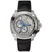 Gc 神采魅力紳士雙眼腕錶-鐵灰