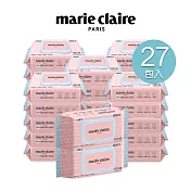 【ONEDER 旺達棉品】Marie Claire 美麗佳人EDI超純水濕巾27入組 加蓋濕巾(100抽x27包)- 加蓋濕巾(27包) MC-DR10