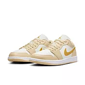 NIKE WMNS AIR JORDAN 1 LOW 女籃球鞋-黃-DC0774170 US8.5 黃色