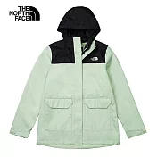 The North Face W MFO ML RAIN ZIP-IN 女 防水透氣外套-綠-NF0A88RSI0G S 綠色