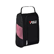 【LOTUS】PGM 高爾夫鞋袋 XB001 黑粉