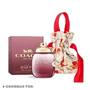 COACH 曠野玫瑰淡香精(30ml)+好運旅行收納袋-新春限定版-國際航空版