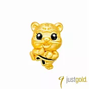 【Just Gold 鎮金店】躍動生肖 黃金串珠(虎-空手道)
