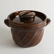 福介商店 日本土鍋 萬古燒 飴釉 2合炊飯鍋