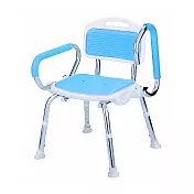【L’elan】豪華型洗澡椅 (具上掀式扶手) 淺藍色