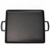 福介商店 日本南部鐵器 鑄鐵烤盤 巖鑄 深型長烤盤 35cm