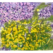 【玲廊滿藝】馬靜志 -?魚睡過的地方38x41cm