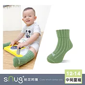【中筒健康童襪1雙-酪梨綠】sNug給足呵護 童襪 中筒襪 寶寶襪 透氣 無毒 10秒除臭 永久有效 醫師推薦 台灣製 / 酪梨綠12-14(襪底止滑)